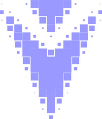 Fototapeta premium Icon Arrow Pixel