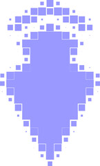 Fototapeta premium Icon Arrow Pixel