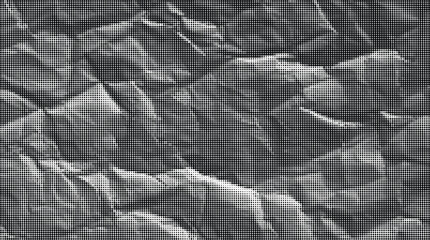 A close-up view of a rugged rocky surface with crumpled texture © Monirul