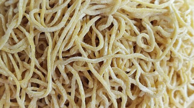 Yellow noodles
