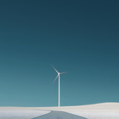 Fototapeta premium Clean Tech minimal wallpaper, composition
