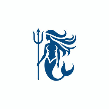 Warrior Mermaid Logo