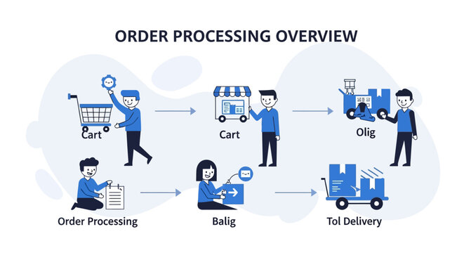 Order processing and delivery team.
