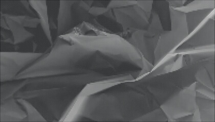 Fototapeta premium A pile of crumpled paper with many folds and creases