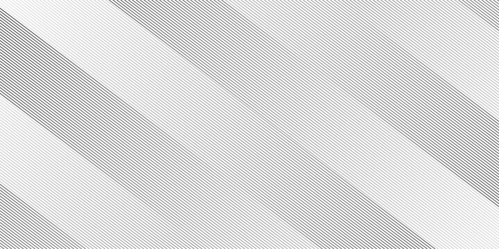Geometric diagonal oblique vector curve gradient black and white graphic stripe line. Repeated fine diagonal lines Thin slash line stripes diagonal vector elegant background