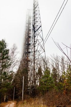 Duga, a Soviet over-the-horizon (OTH) radar system as part of the Soviet anti-ballistic missile early-warning network, in Chernobyl Exclusion Zone in Ukraine