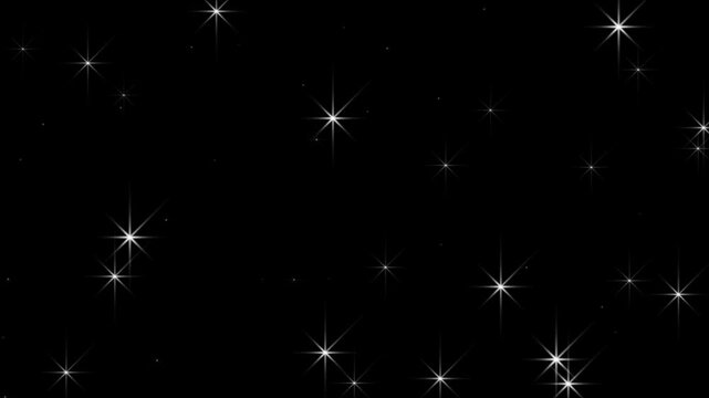 white twinkling particles animation, particle magic tail sparkling glitter star dust trail loop animation. Glittering star dust trail sparkling particles, star line path, green background, seamles 4k.