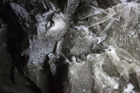 Underground permafrost, Chersky, Yakutia, Russia