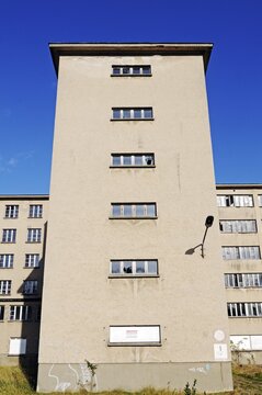 Ruins of the Koloss von Prora, Colossus of Prora, seaside resort "Kraft durch Freude", "Strength through Joy", KDF, of the Nazis, Ruegen Island, Mecklenburg-Western Pomerania, Germany, EuropeEurope