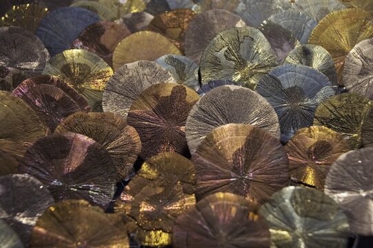 Stone in different colours (Pyrite)
