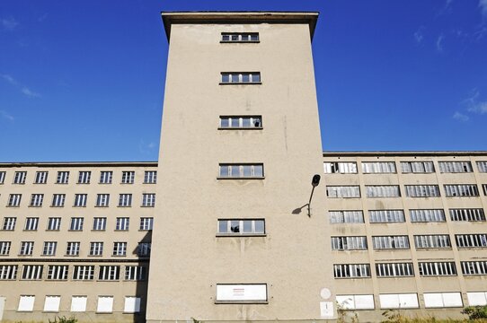 Ruins of the Koloss von Prora, Colossus of Prora, seaside resort "Kraft durch Freude", "Strength through Joy", KDF, of the Nazis, Ruegen Island, Mecklenburg-Western Pomerania, Germany, EuropeEurope