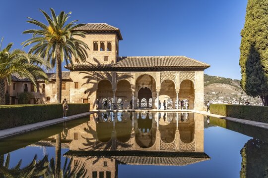 The Partal Palace, World Heritage Alhambra in Granada, Andalusia, Spain