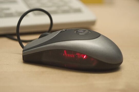 Computer mouse on the desk