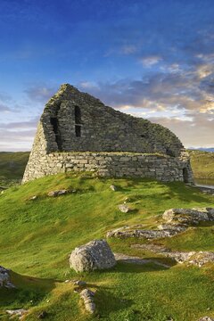 Dun Carloway Broch, Isle of Lewis, Outer Hebrides, Scotland, United Kingdom