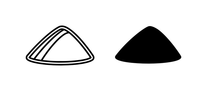 Triangle Icons, Geometric Shapes, Abstract Forms, Minimalist Design Elements