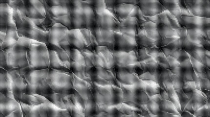 A close-up view of a rugged landscape with rocky formations and a vast expanse of crumpled terrain © Zobaidul