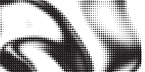 Fototapeta premium Abstract black white dots fluid background with, modern minimalist digital geometric design composition. Vol 3