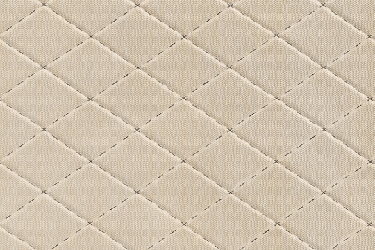 Texture, sfondo, primo piano. Risorsa grafica per sfondo in alta definizione. Primo piano di pelle o stoffa con cuciture.