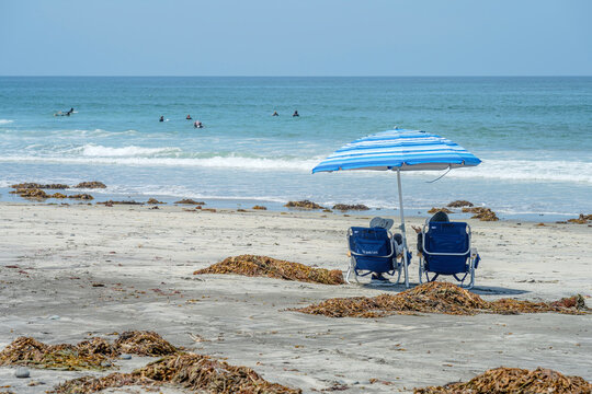 The good moments at a beach California.