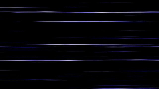 Comic book sky  2D Motion Graphic Overlay, speed line moves attack effect manga animation, Cartoon magic speed lines isolated on a black background. cartoon Horizontal Seamless . 4K video