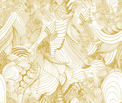 Fashionable brush strokes abstract geo  Seamless Pattern. Stylized Spotted Leopard Skin Background brown coffee  for Fashion, Print, Wallpaper, Fabric. Vector illustration