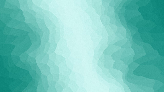 Abstract Turquoise Polygon Texture on Soft Background Modern Minimal Design