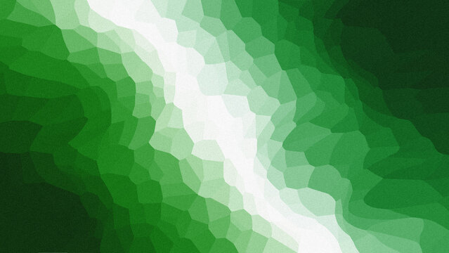 Abstract polygon background green gradient textured modern mosaic design