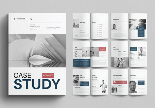 Case Study Booklet Template
