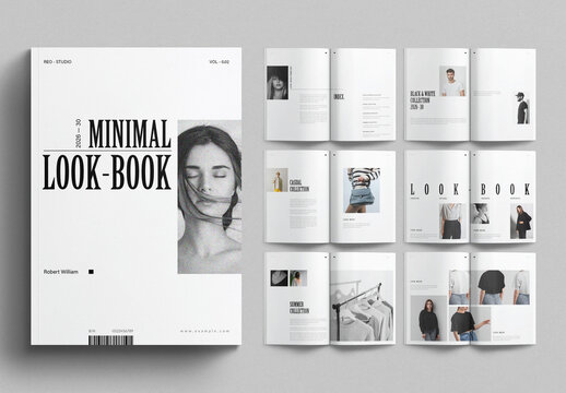 Minimal Look Book Template