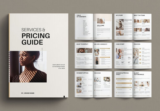 Service & Pricing Guide Template