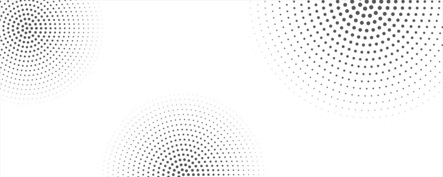 Modern abstract background. Halftone dots in circle form. Spiral logo, icon or design element. vector ilustration