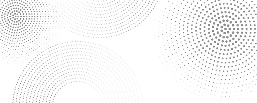 Modern abstract background. Halftone dots in circle form. Spiral logo, icon or design element. vector ilustration