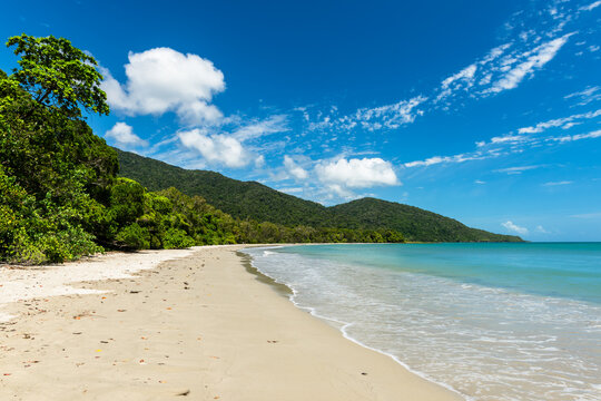 Cape Tribulation beach in the Daintree Rainforest