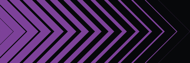 Abstract dynamic purple chevron arrows background, modern geometric forward motion pattern on black © FAISAL CREATES
