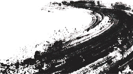 Racing Drift Marks PNG, Grunge Tire Overlay Texture © andreu1990