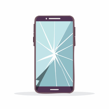 Broken Smartphone Screen