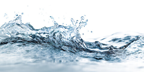 Realistic sea wave splash with transparent liquid texture PNG © Татьяна Куриленко