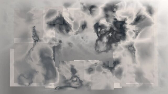 抽象的　水墨屏風画　モーショングラフィックス　バックグラウンド