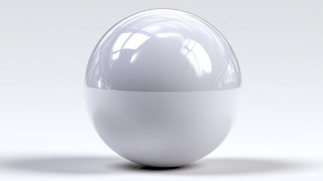 Modern LED light bulb with spherical design and frosted diffuser on white background. Energy-saving lighting, smart home tech, and contemporary interior illumination concept.