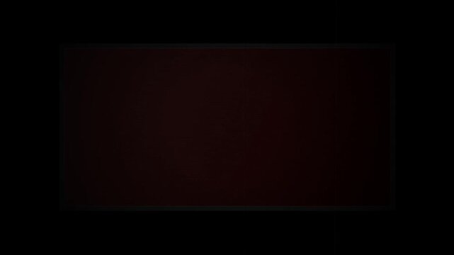 Dark rectangle on black background with white space below
