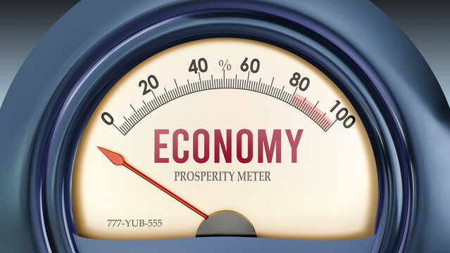 Economy that hits less than zero, showing an extremely low level of economy, none of it, insufficient. Minimum value, below the norm. Lack of economy. ,3d illustration
