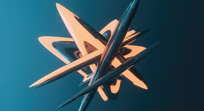 Chaotic digital background featuring warped bright geometrical structures and melting lines, creating a visual disturbance ,graphic ,form ,contemporary