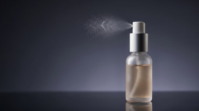 Premium close product shot of concentrated sublingual nutrient spray