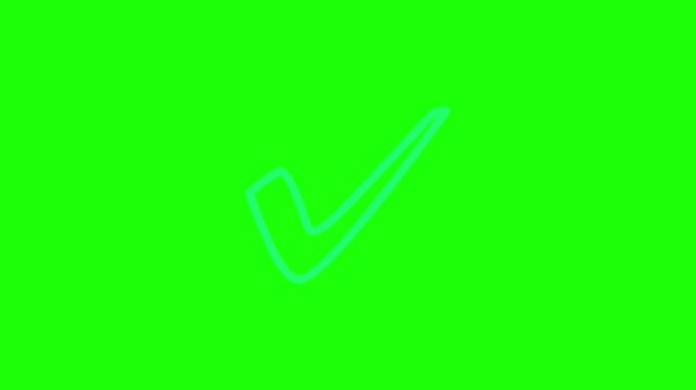 Green screen Sticker animation motion graphic with chroma key clip template 4k Background. Easy removed green screen. High resolution. Ultra High Definition, 4k video.