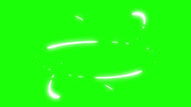 Green screen Sticker animation motion graphic with chroma key clip template 4k Background. Easy removed green screen. High resolution. Ultra High Definition, 4k video.