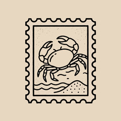 Obraz premium Crab Crustacean Animal Ocean Sea Creature.