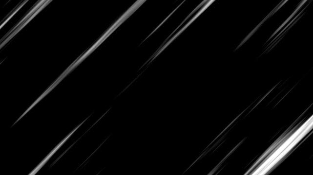 White speed lines isolated on a transparent screen. Manga and anime-style comic speed lines with an alpha channel. Fast-motion effect, anime super-velocity visualization, manga comic-book animation	