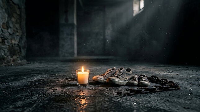 World Day Against Trafficking in Persons Conceptual Still Life