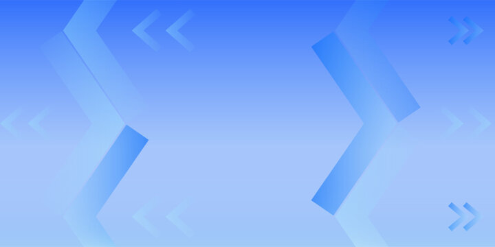 Abstract bright blue arrow shapes pattern background gradient modern transprancy