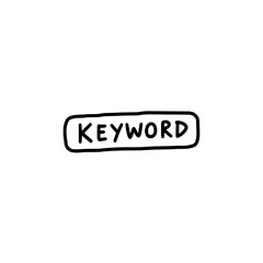 Fototapeta premium Doodle search bar icon logo design. Search engine sign and symbol. Keyword search icon. Website marketing tool.